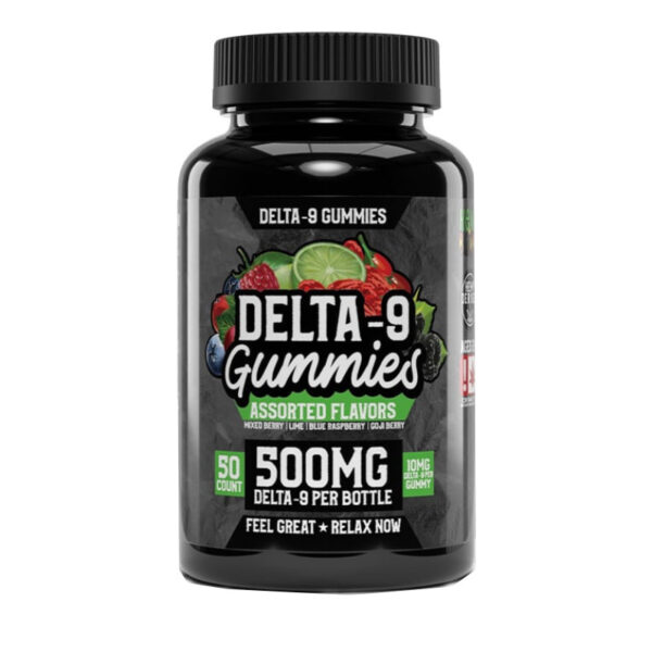 500mg Delta 9 Gummies UK - Assorted Flavors