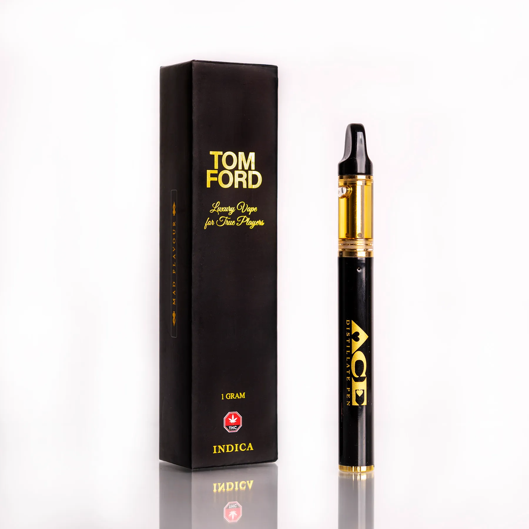 Ace Extracts – Tom Ford Premium Designer THC Vape Pen 1000mg UK