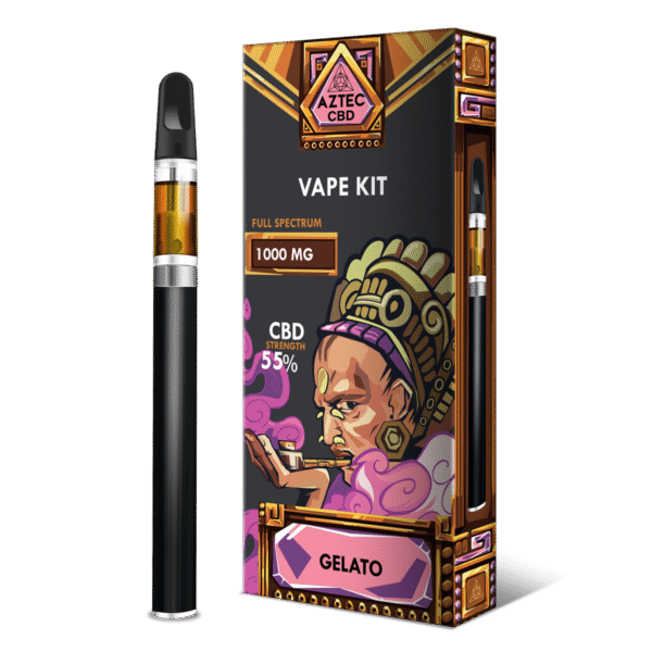 Aztec - 1000mg Full Spectrum CBD Vape Pen – Gelato