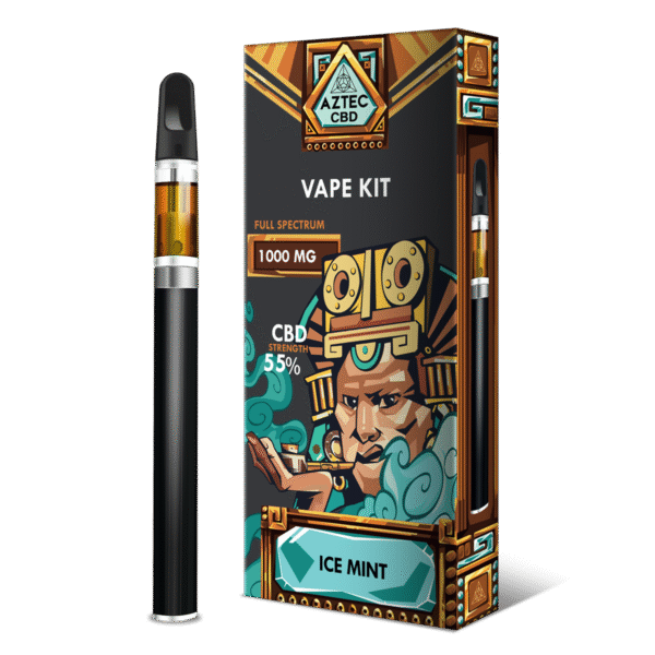 Aztec - 1000mg Full Spectrum CBD Vape Pen – Ice Mint