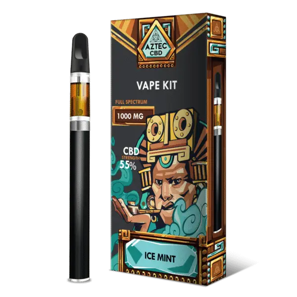 Aztec - 1000mg Full Spectrum CBD Vape Pen – Ice Mint