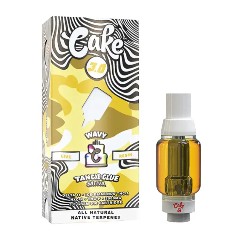 Cake – Live Resin 3000mg 510 Cartridge - Tangie Glue