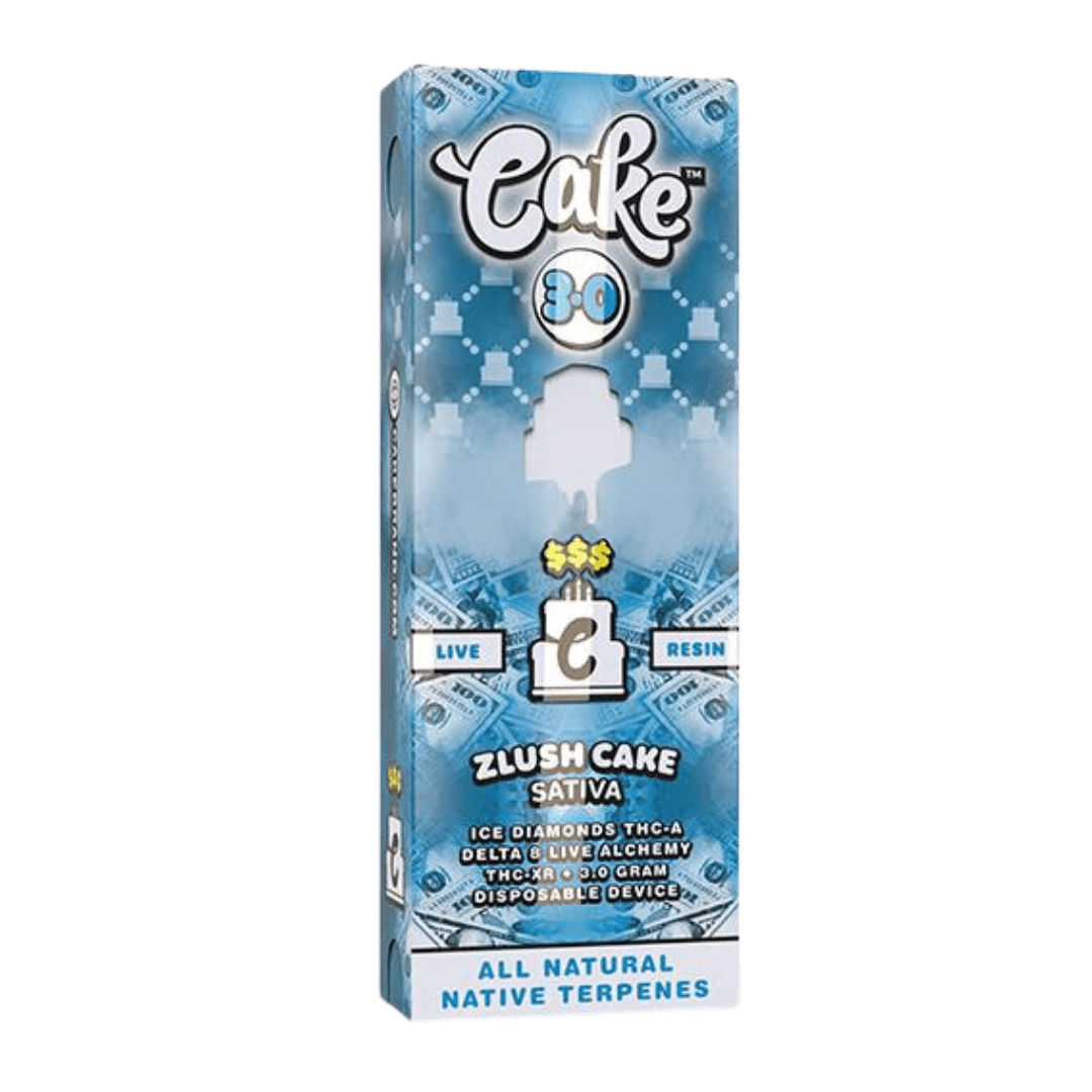Cake - 3000mg Live Resin Disposable THC Vape Pen – Zlush Cake
