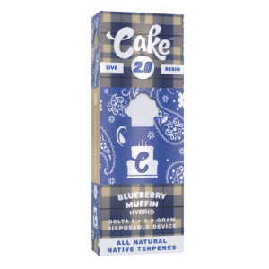 Cake - Live Resin THC Vape Pen 2000mg - Blueberry Muffin