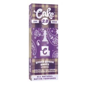 Cake - Live Resin THC Vape Pen 2000mg - Space Queen Sauce