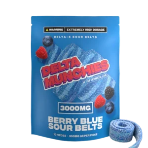 DELTA MUNCHIES - 3000mg Delta 8 Gummies UK - Berry Blue