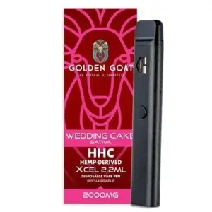 Golden Goat - 2000mg HCC Vape UK - Weeding Cake