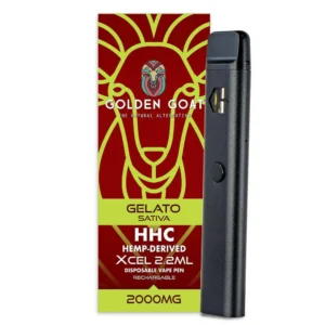 Golden Goat - 2000mg HHC Vape UK - Gelato