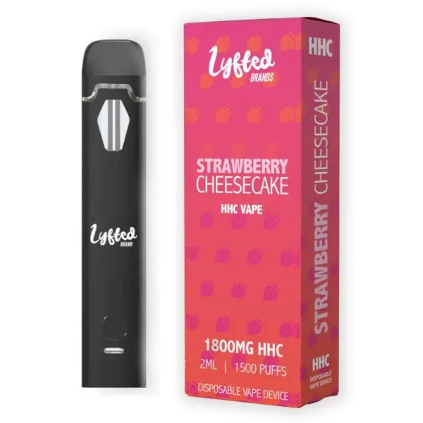 Lyfted - 1800mg HCC Vape UK - Strawberry Cheesecake