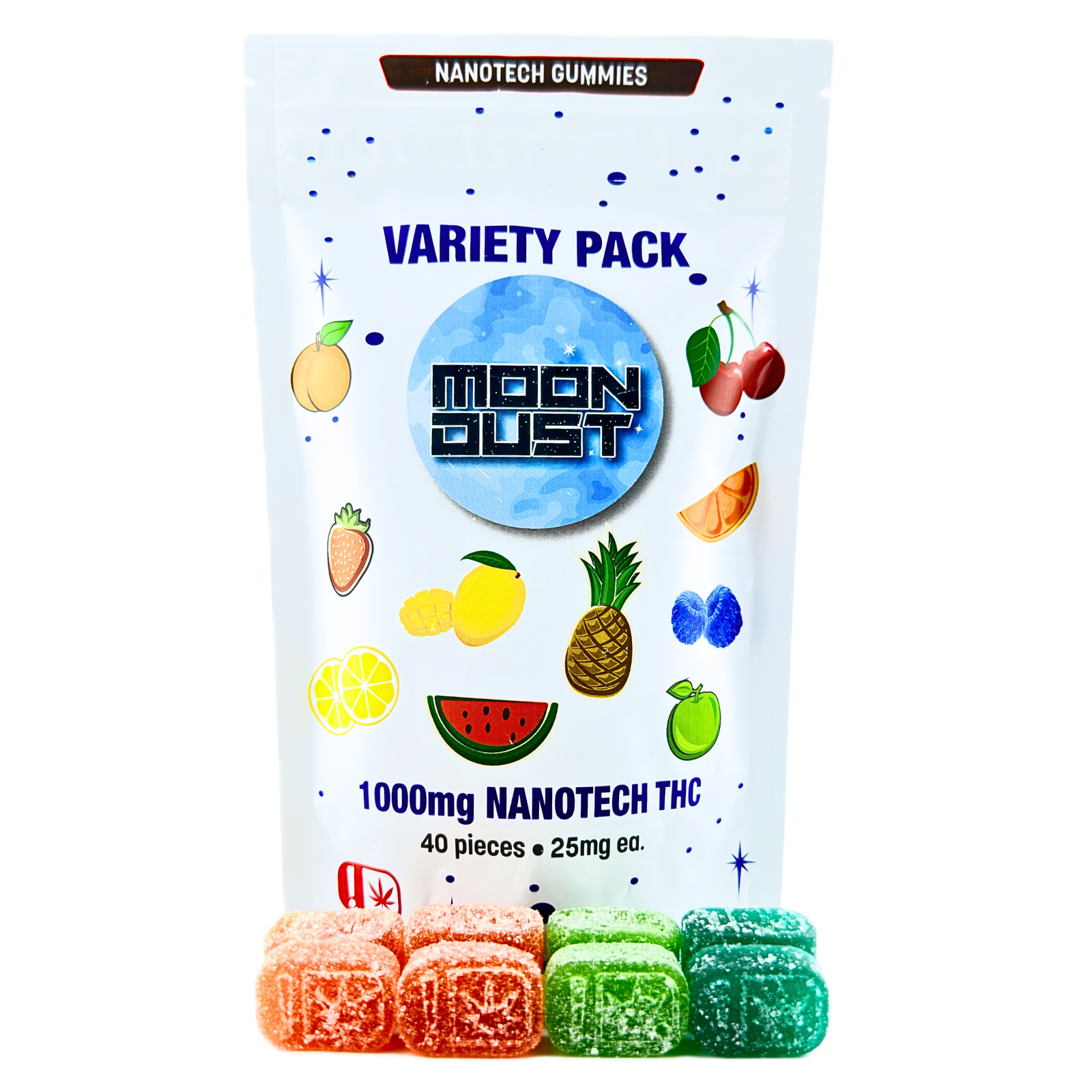 MOONDUST - THC Gummies 1000mg UK -​ Variety Pack