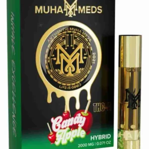 Muha Meds - 2000mg 510 THC Carts - Candy Apple