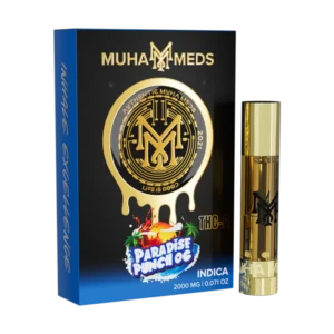 Muha Meds - 2000mg 510 THC Cart - Paradise Punch OG