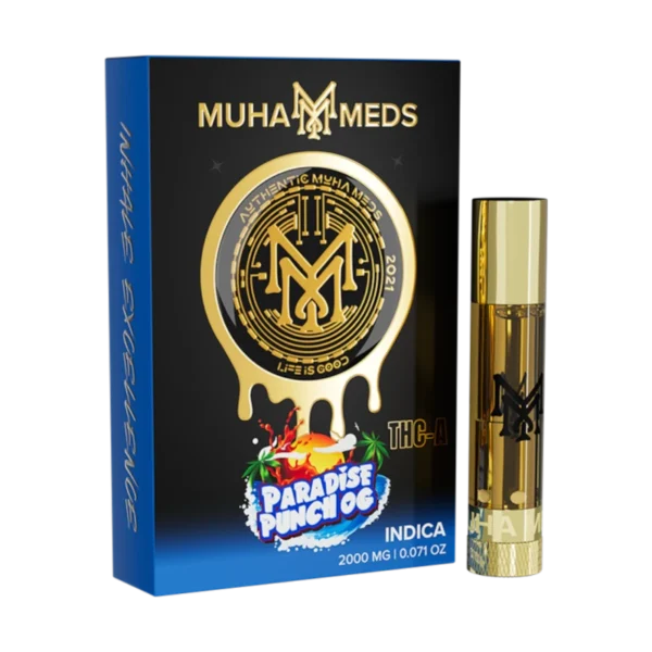 Muha Meds - 2000mg 510 THC Cart - Paradise Punch OG