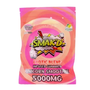 SMAK’D – 5000mg THC Gummies UK – Unicorn Smoothie