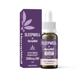Sleepwell 2000mg Hempwell CBD Massage Oil