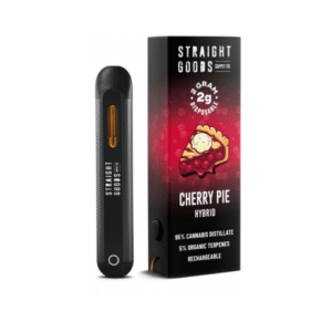 Straight Goods - 2000mg Disposable THC Vape UK - Cherry Pie