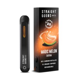 Straight Goods - 2000mg Disposable THC Vape UK - Magic Melon