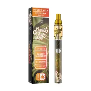Sweet Lyfe - 2500mg Disposable THCP Vape UK - Sunset Sherbert