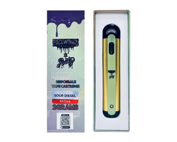 Packwoods THC Vape Pen 2000mg - Sour Diesel